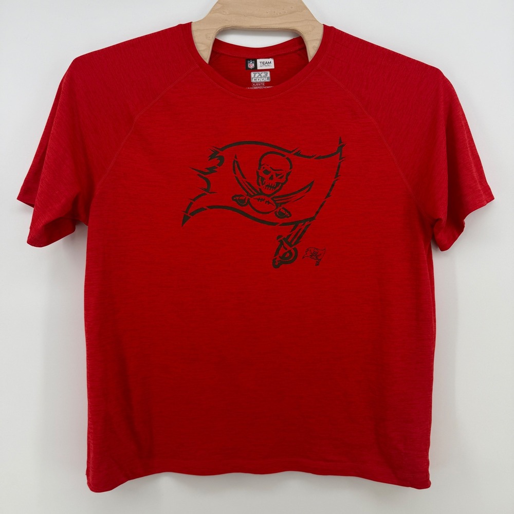 NFL Team Apparel Tampa Bay Buccaneers Red TX3 Cool Graphic T-Shirt Mens XL
